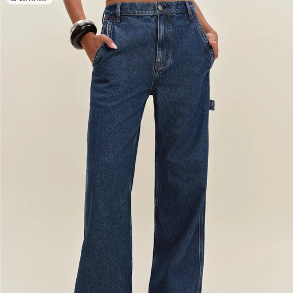 NWT Reformation Diego Mid Rise Baggy Utility Jeans - Picture 4 of 4